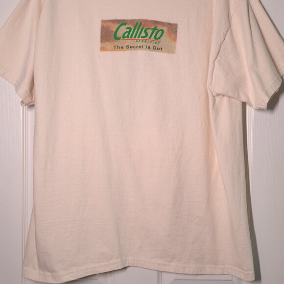 Callisto Herbicide USED Shirt (XL, Tan, Promo, Farming, Y2K, Mesotrione) - Picture 7 of 7